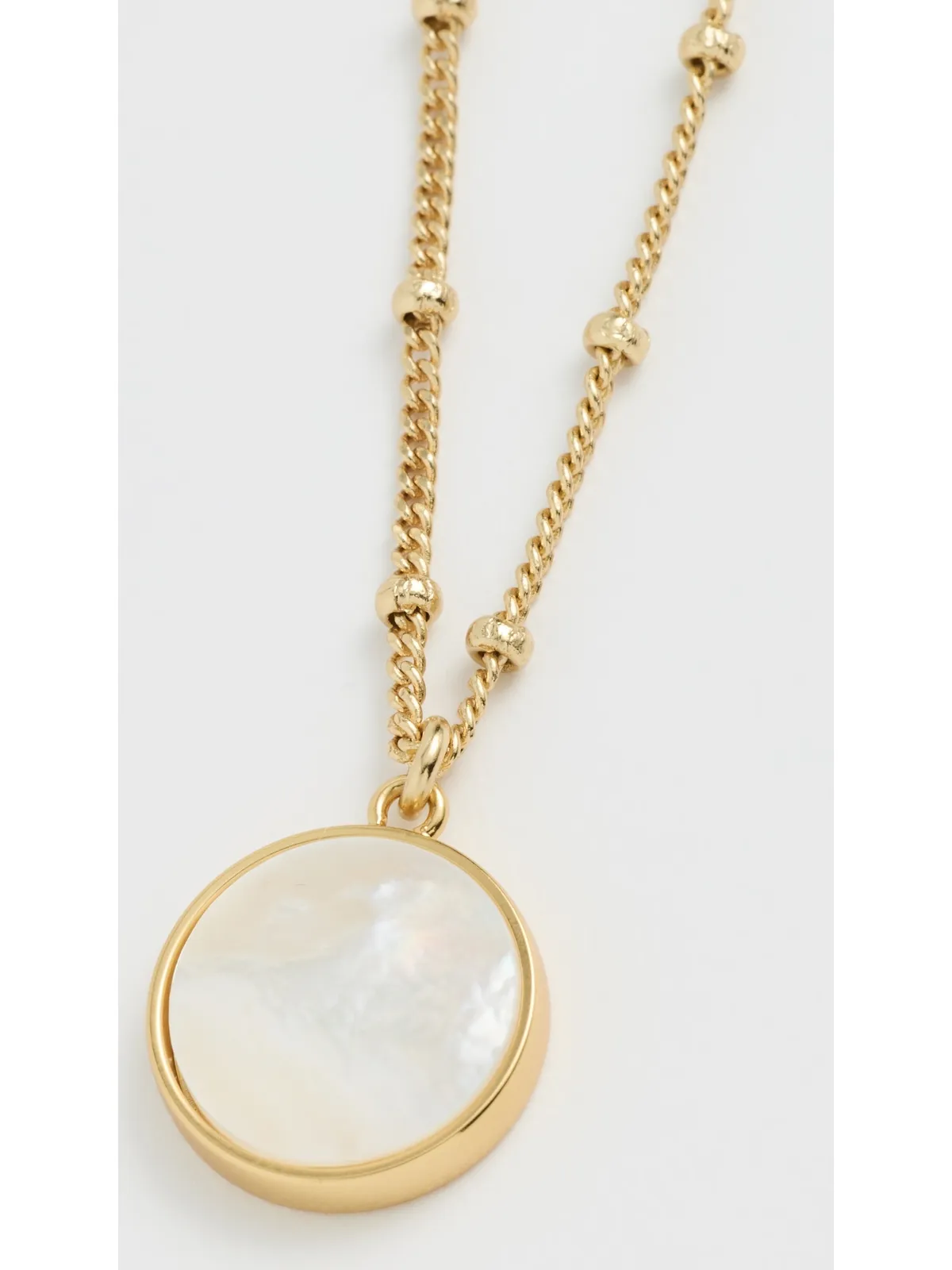 Madewell マザーオブパール ネックレス セット 3点 ゴールド ヴィンテージ - 画像6