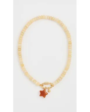 Madewell セミプリシャス ビーズ カラビナ チャーム ネックレス - サムネイル2