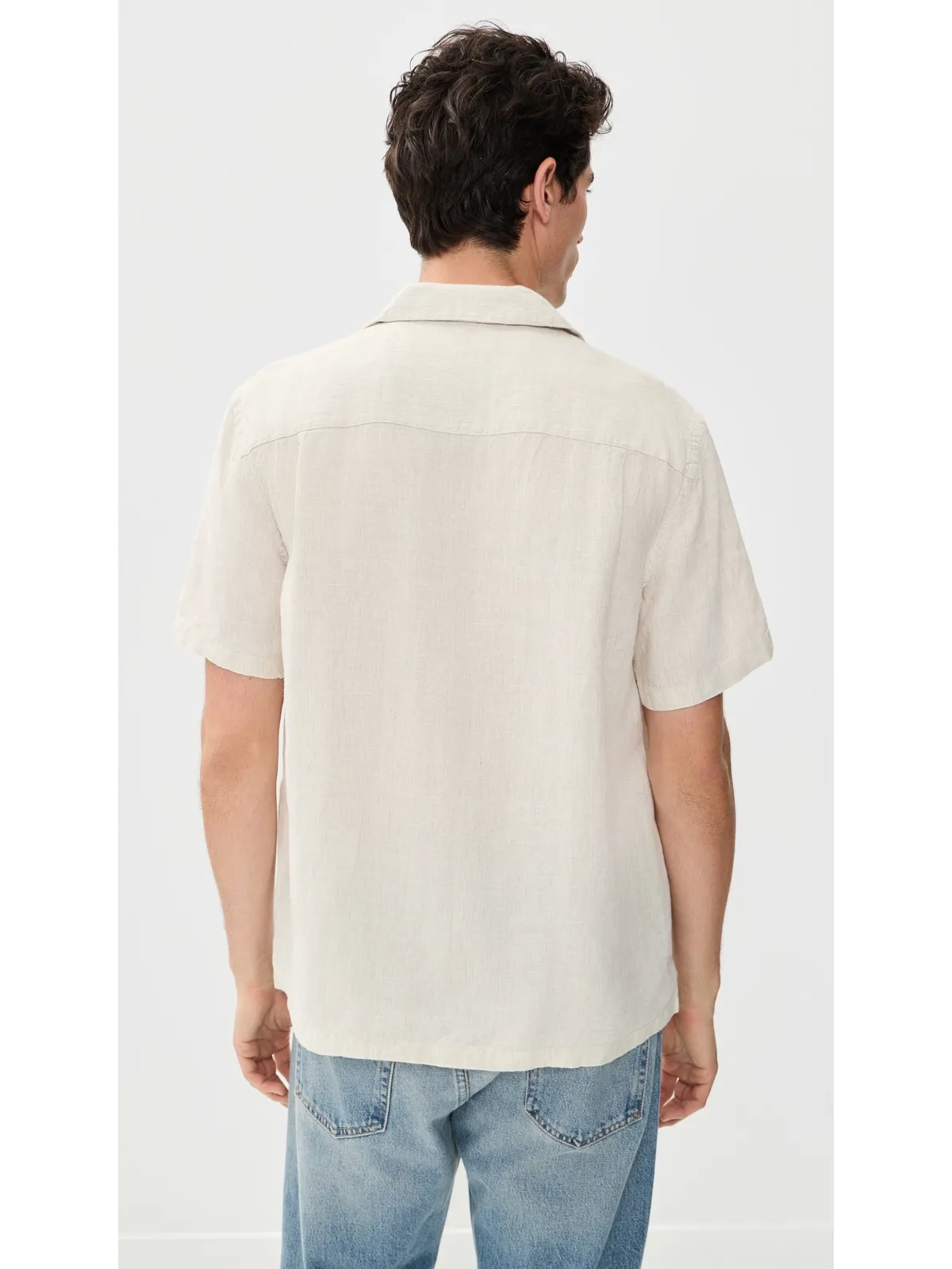 Madewell リネン ショートスリーブトップ - 画像3