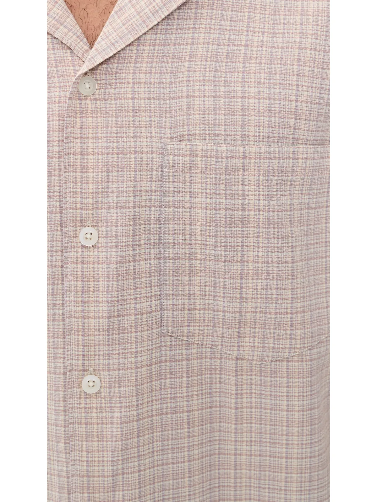 Madewell プックアード コットン トップ ピンクストライプ テクスチャー プラッド - 画像6