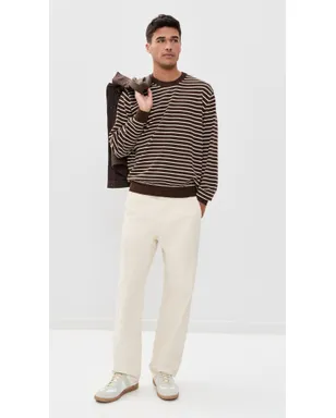 Madewell コットン ロングスリーブ クルーネック セーター（ストライプ） - サムネイル5