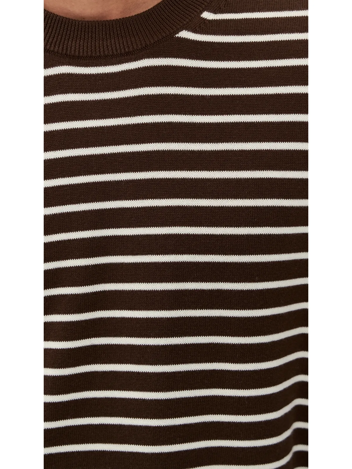 Madewell コットン ロングスリーブ クルーネック セーター（ストライプ） - 画像6