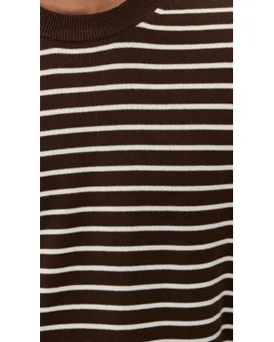 Madewell コットン ロングスリーブ クルーネック セーター（ストライプ） - サムネイル6