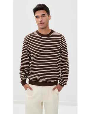 Madewell コットン ロングスリーブ クルーネック セーター（ストライプ） - サムネイル2