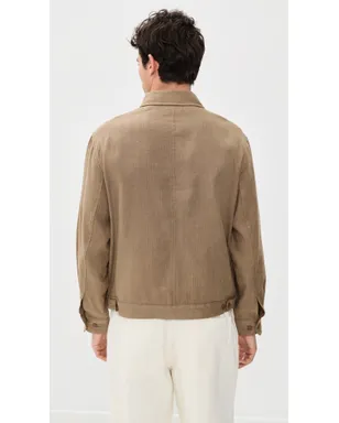Madewell ヘリンボーンリネン ジップジャケット - サムネイル3