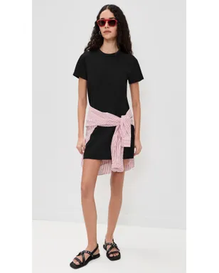 Madewell T-Shirt Mini Dress Jet Black S - サムネイル5