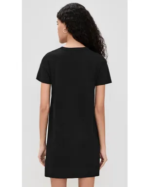 Madewell T-Shirt Mini Dress Jet Black S - サムネイル3