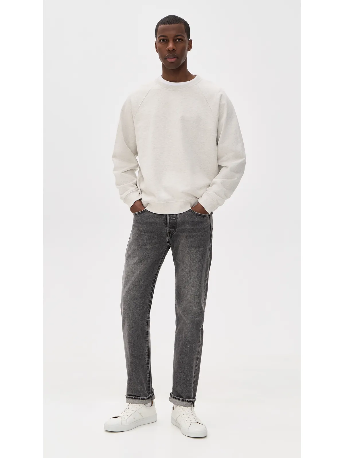 Madewell テリー クルーネック スウェットシャツ - 画像5
