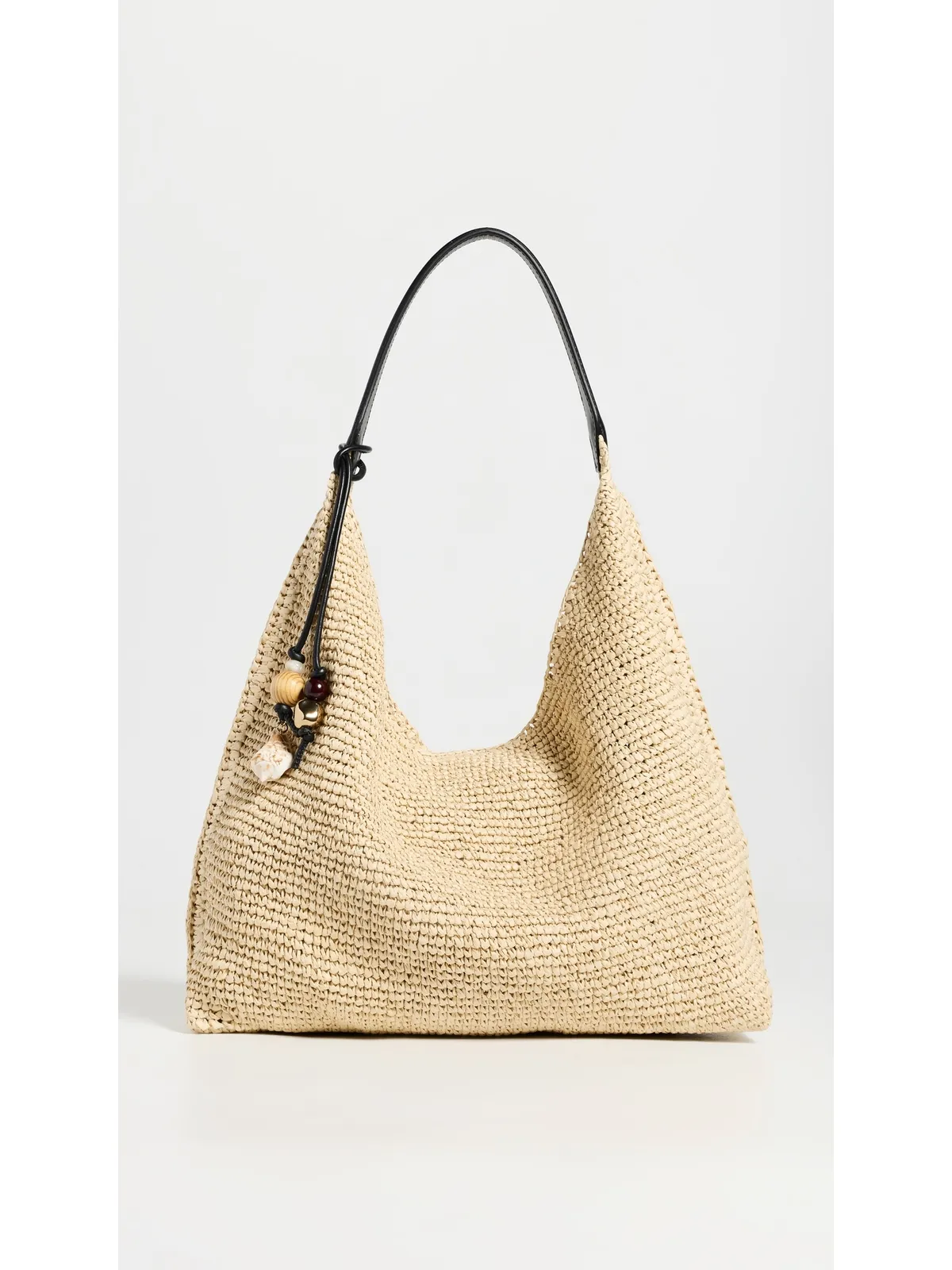 Madewell ラフィア素材のマイリー ショルダーバッグ ナチュラル/マルチ - 画像2