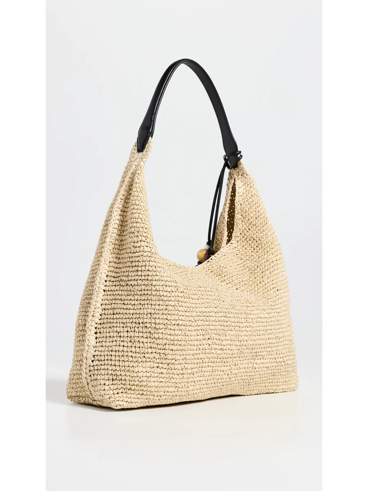 Madewell ラフィア素材のマイリー ショルダーバッグ ナチュラル/マルチ - 画像4
