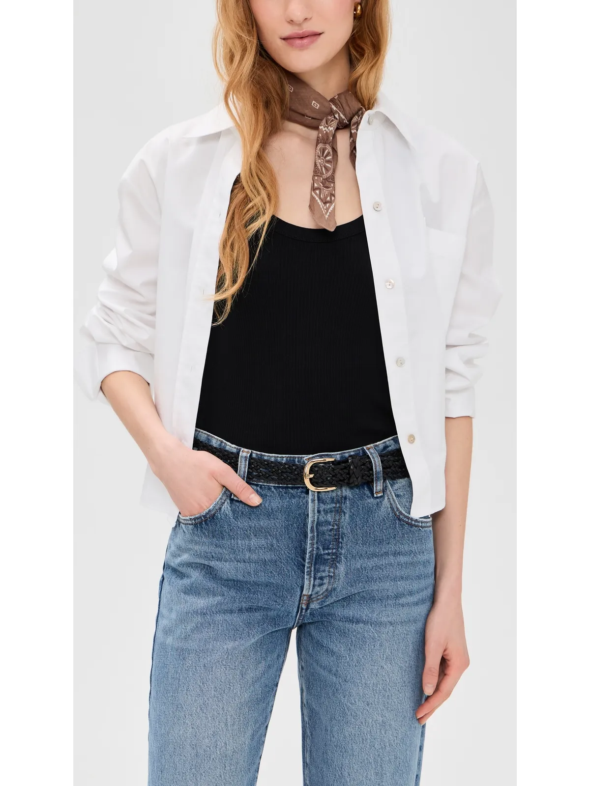 Madewell オープンメッシュワイドベルト - 画像3