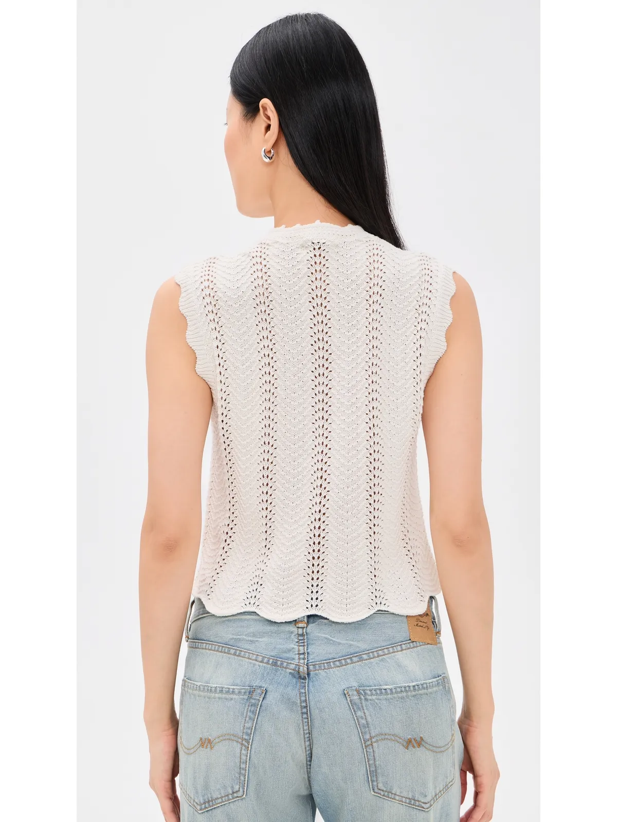 Madewell キム ウェービー ステッチ ベスト - 画像3