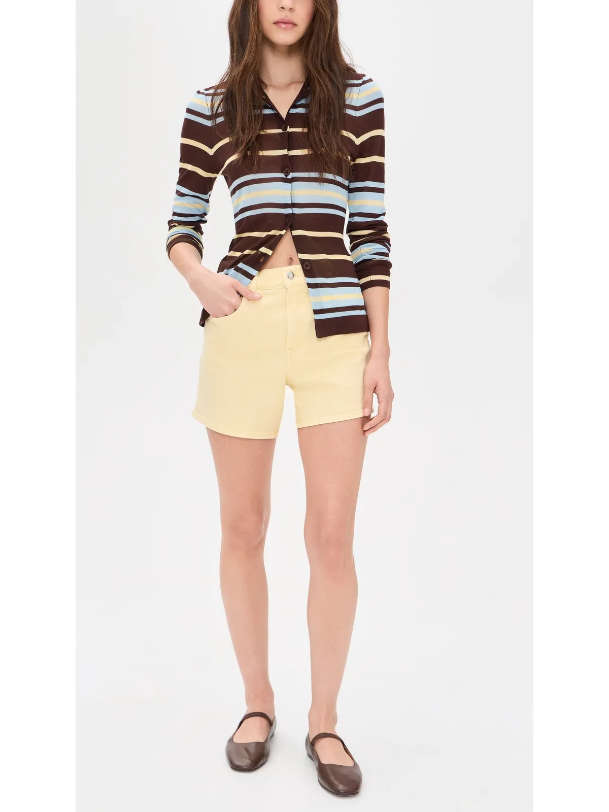 Madewell ヴィンテージショーツ Candlelight - 画像5