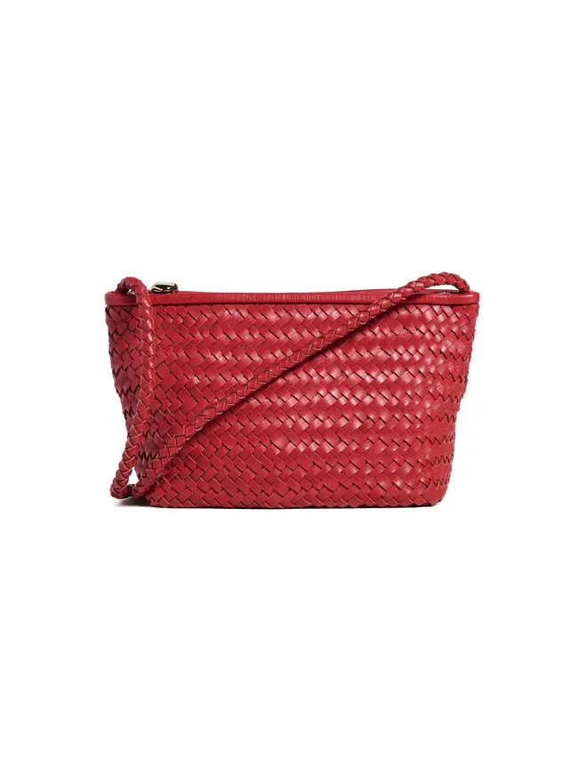 Madewell Madewell The Woven Crossbody Bag Scarletの商品画像