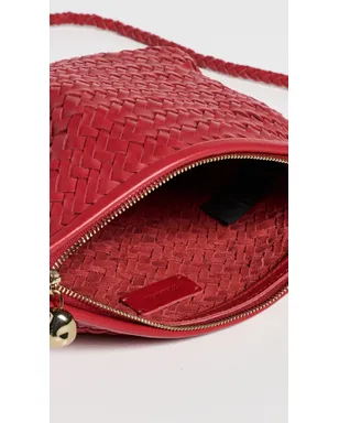 Madewell The Woven Crossbody Bag Scarlet - サムネイル6