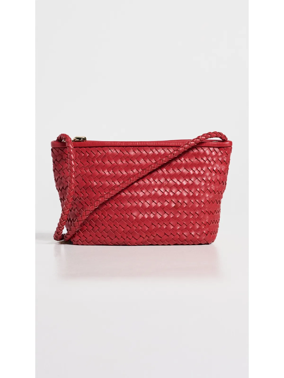 Madewell The Woven Crossbody Bag Scarlet - 画像2