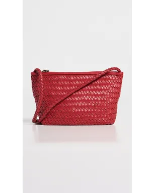 Madewell The Woven Crossbody Bag Scarlet - サムネイル2