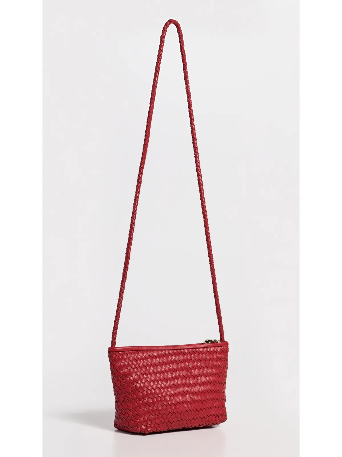 Madewell The Woven Crossbody Bag Scarlet - 画像4