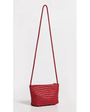 Madewell The Woven Crossbody Bag Scarlet - サムネイル4