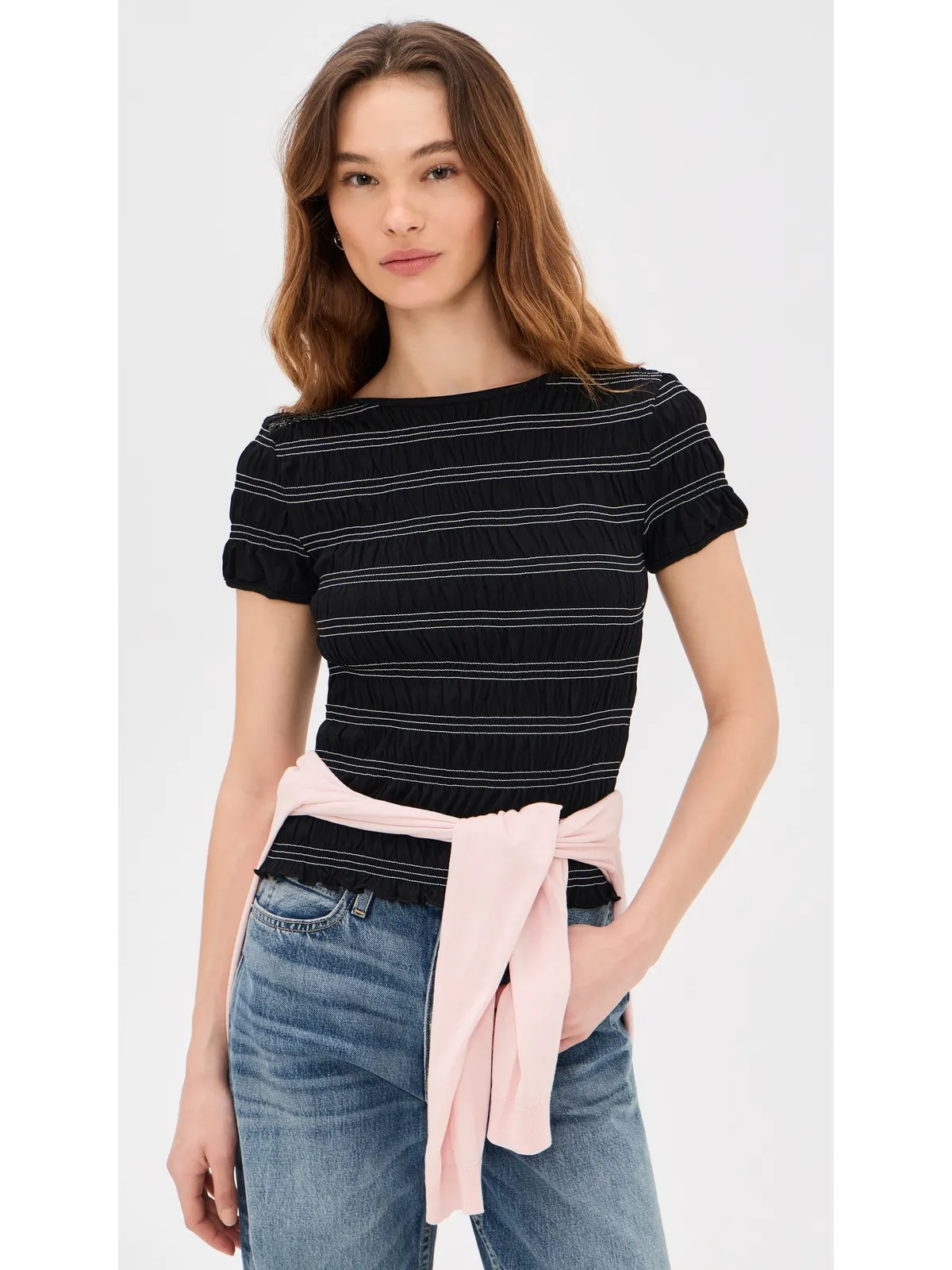 Madewell スモックショートスリーブTシャツ - 画像2
