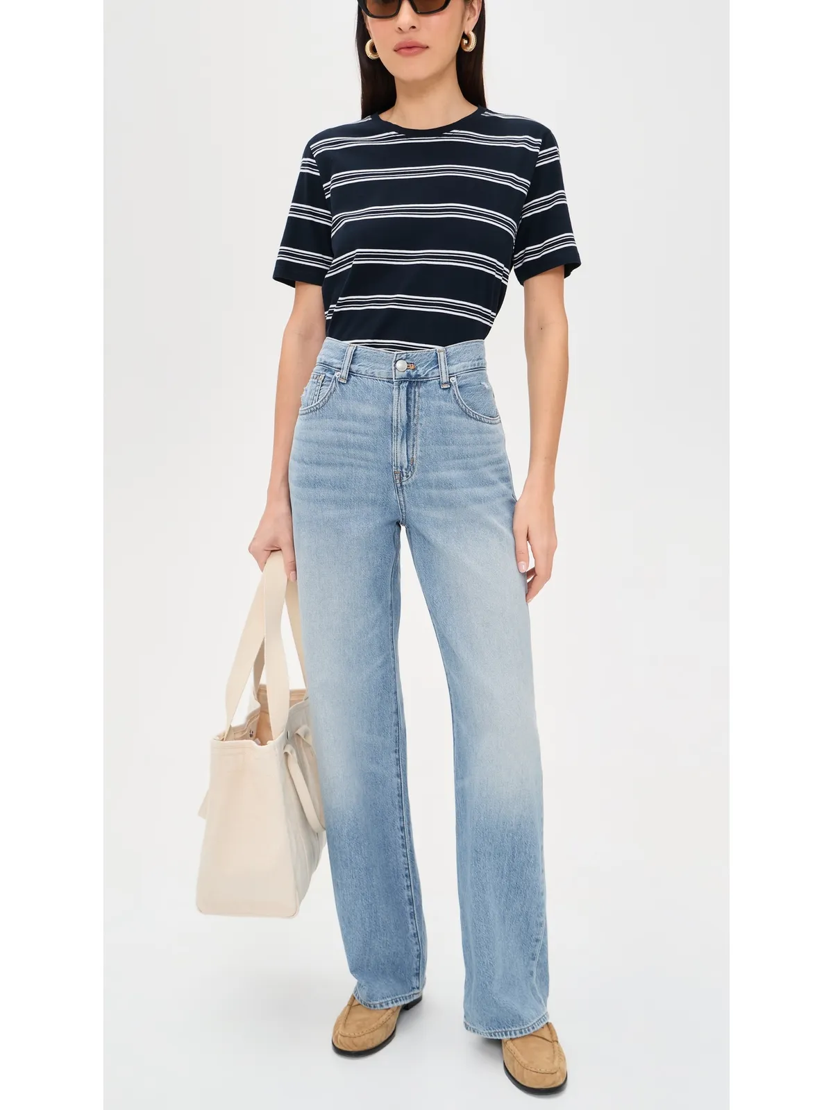 Madewell 完璚ヴィンテージ風 ワイドレッグデニム Northridge Wash - 画像5