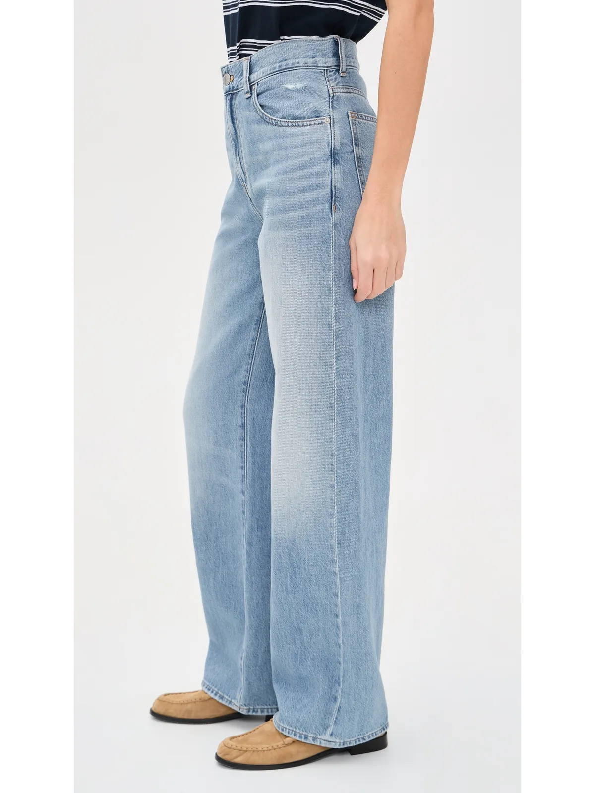 Madewell 完璚ヴィンテージ風 ワイドレッグデニム Northridge Wash - 画像4