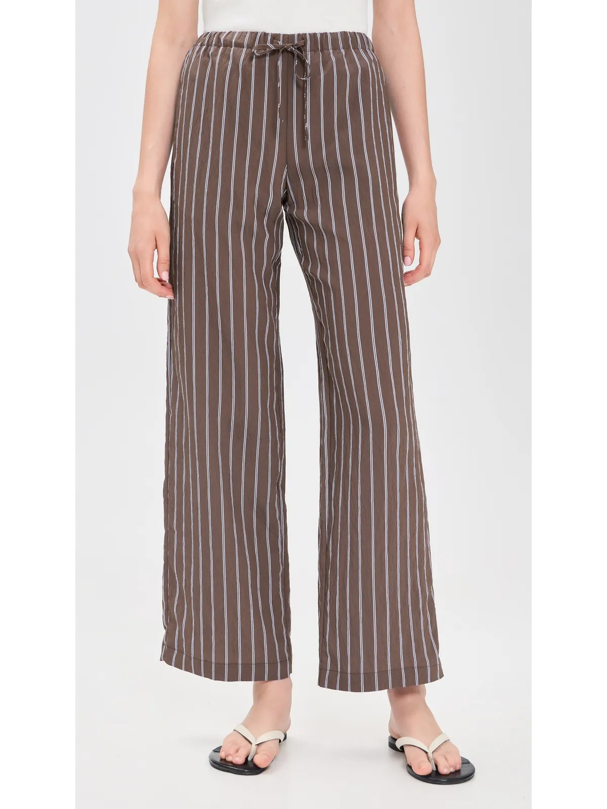 Madewell ストライプ トラベルファブリックパンツ - 画像2