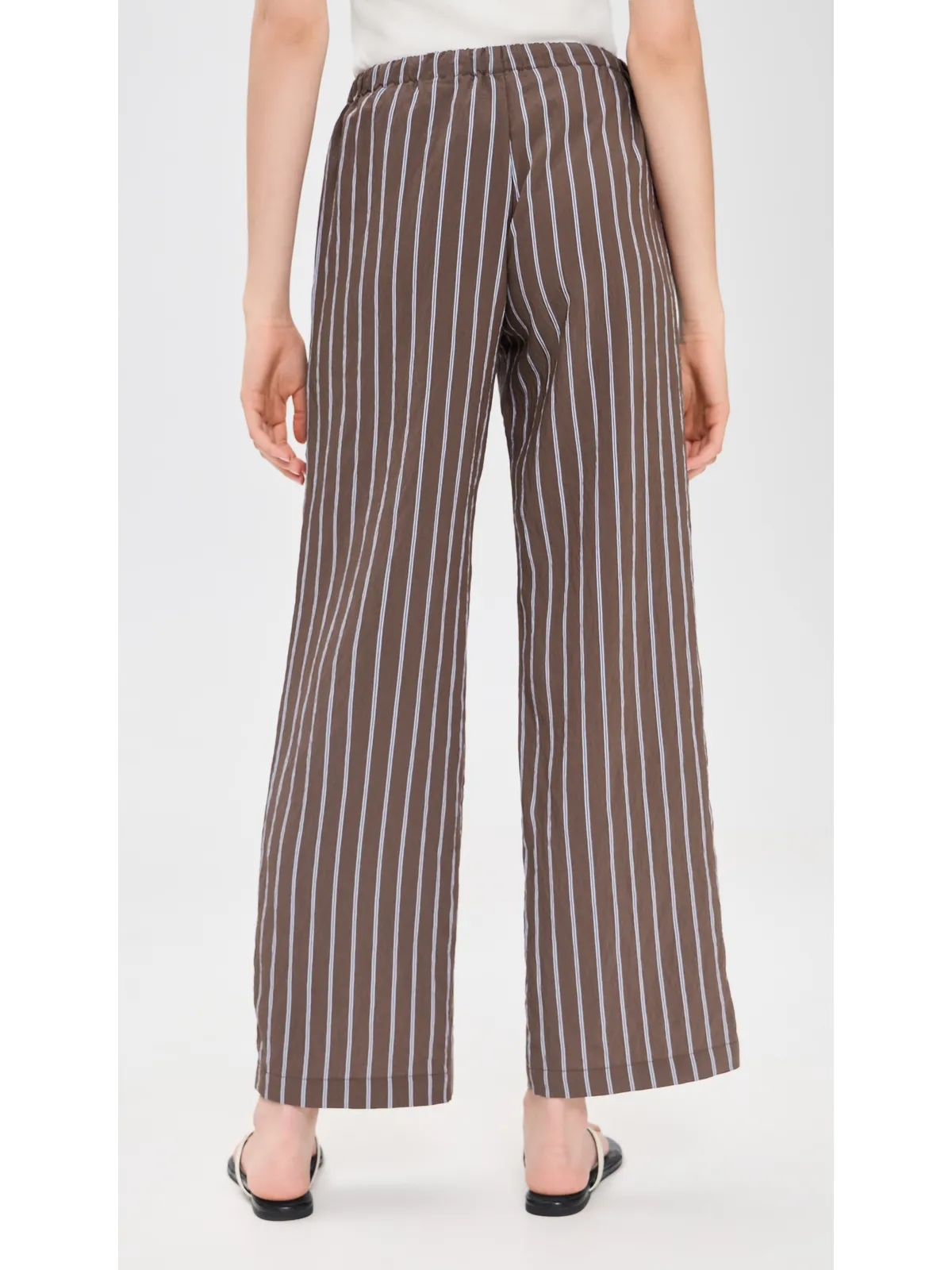 Madewell ストライプ トラベルファブリックパンツ - 画像3