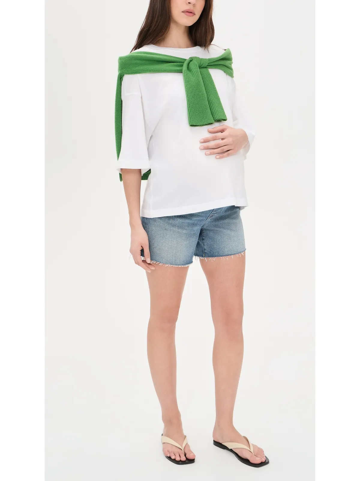 Madewell マタニティ サイドパネル パーフェクト ヴィンテージ ショート (Midvale Wash) - 画像5