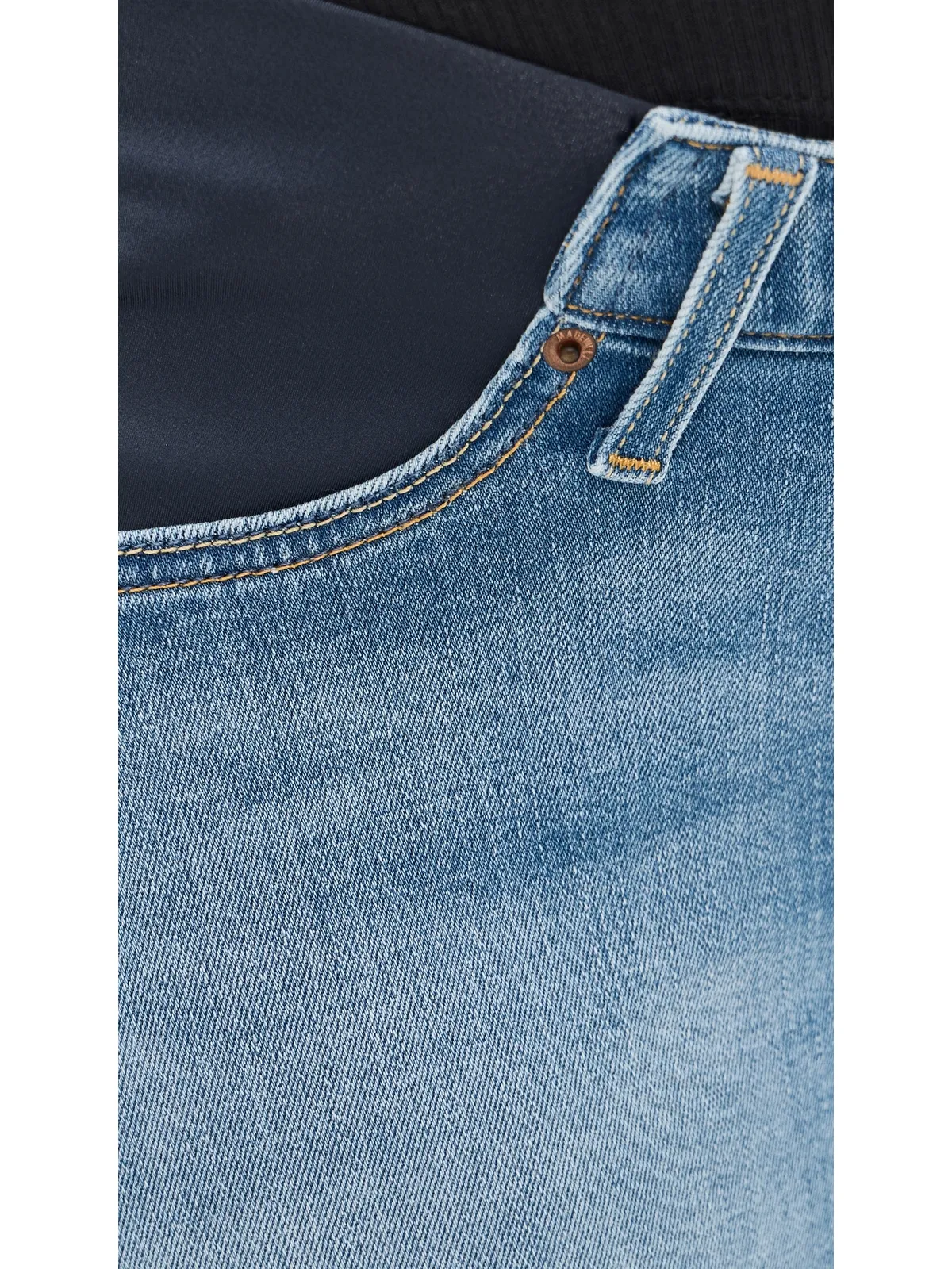 Madewell マタニティデニム ジーンズ ワイドレッグ コースタルブルーウォッシュ - 画像6