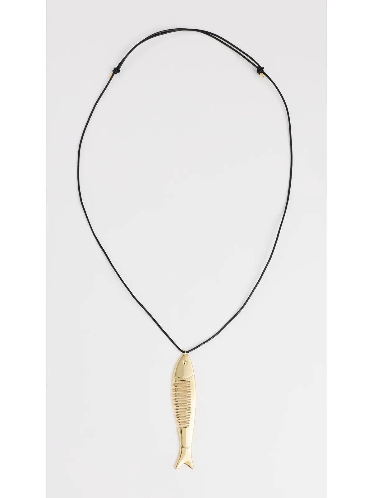 Madewell サーディーン・コーム・コード ネックレス アンティークゴールド - 画像2