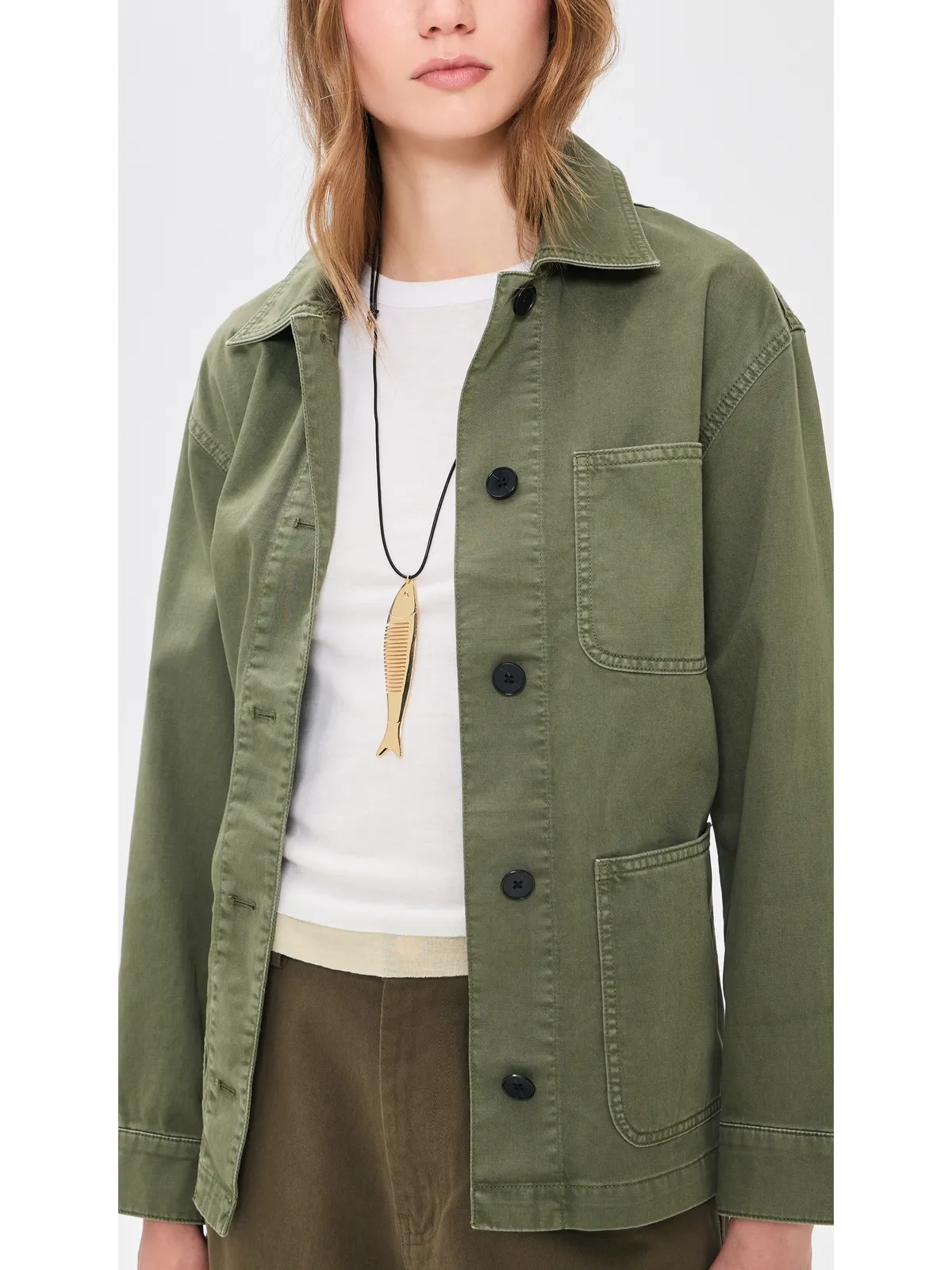 Madewell サーディーン・コーム・コード ネックレス アンティークゴールド - 画像3