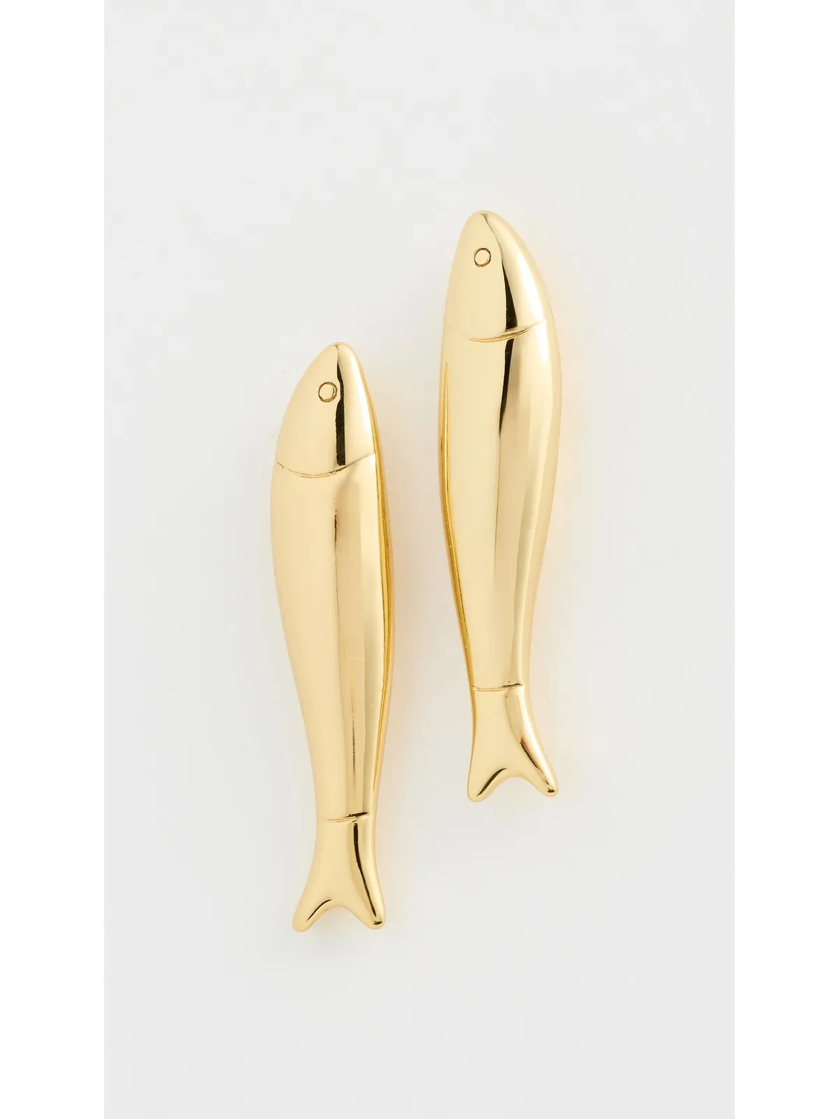 Madewell 魚モチーフ ドロップ イヤリング アンティークゴールド - 画像2