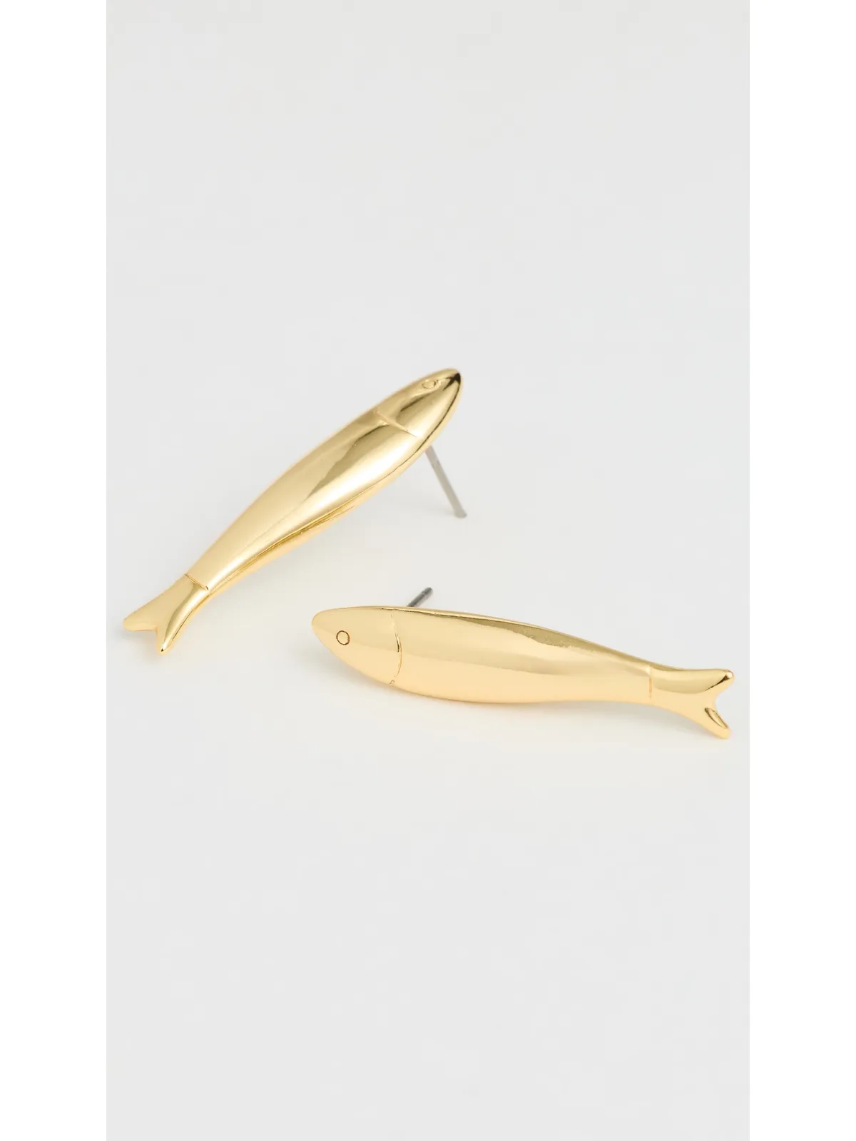 Madewell 魚モチーフ ドロップ イヤリング アンティークゴールド - 画像4