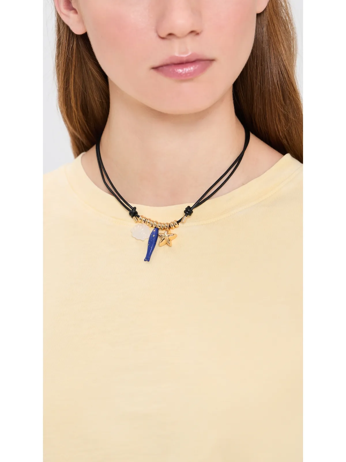 Madewell Sea Creature レザー ネックレス - 画像3