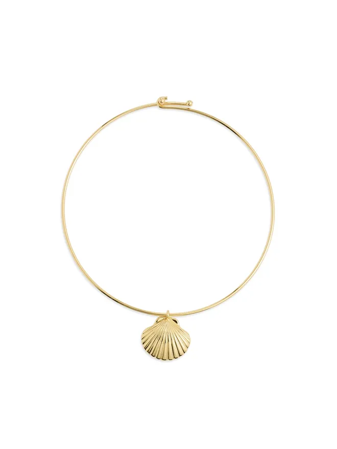Madewell Madewell シェル・ワイヤー・カラー ネックレス アンティークゴールドの商品画像