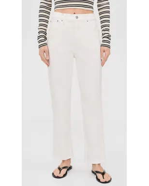 Madewell ペティット ロングライン ストレートジーンズ - サムネイル2