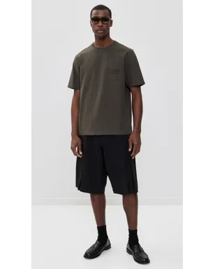 Maison Kitsuné ポエティック・スクリプト コンフォートTシャツ ベルーガ - サムネイル5
