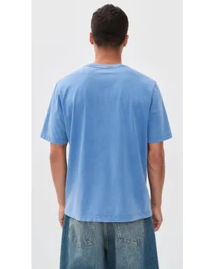 ビンテージ Maison Kitsuné 2002 フェイデッド コンフォート Tシャツ ラピスブルー - サムネイル4