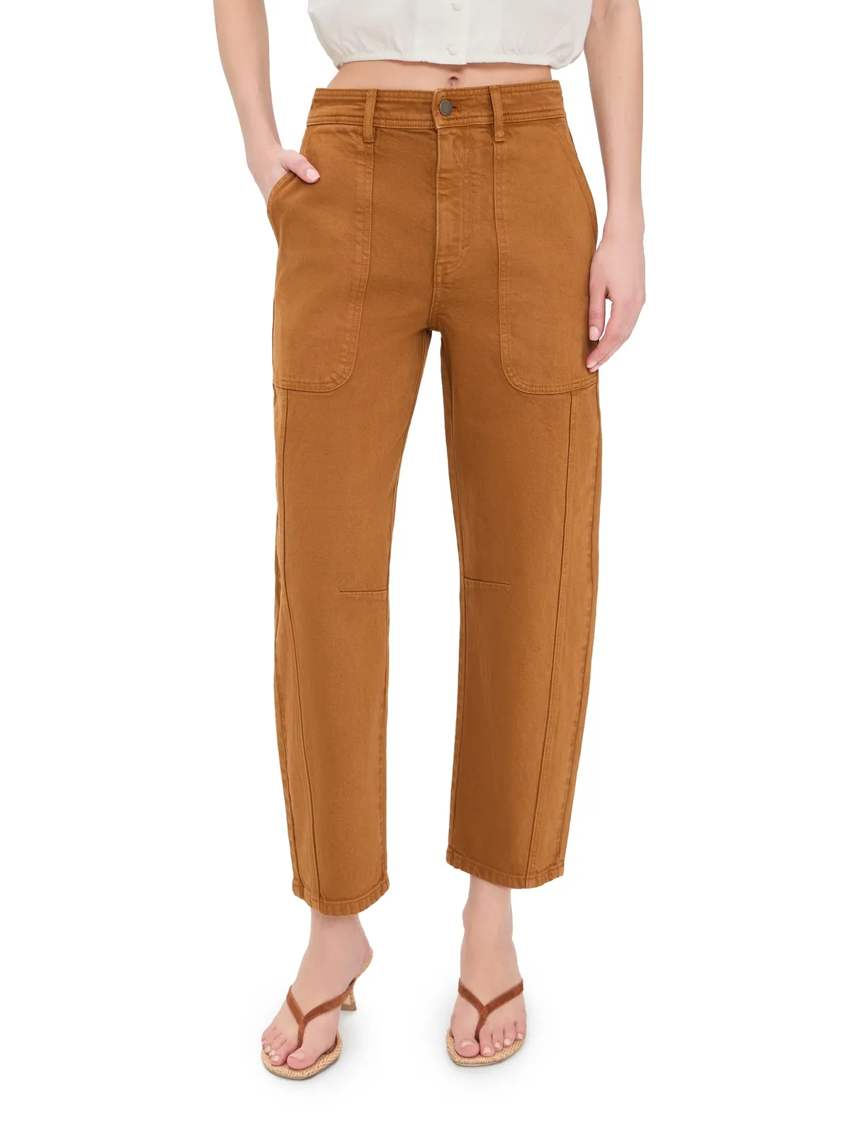 Marea Meade Pants Golden Brown - 画像1
