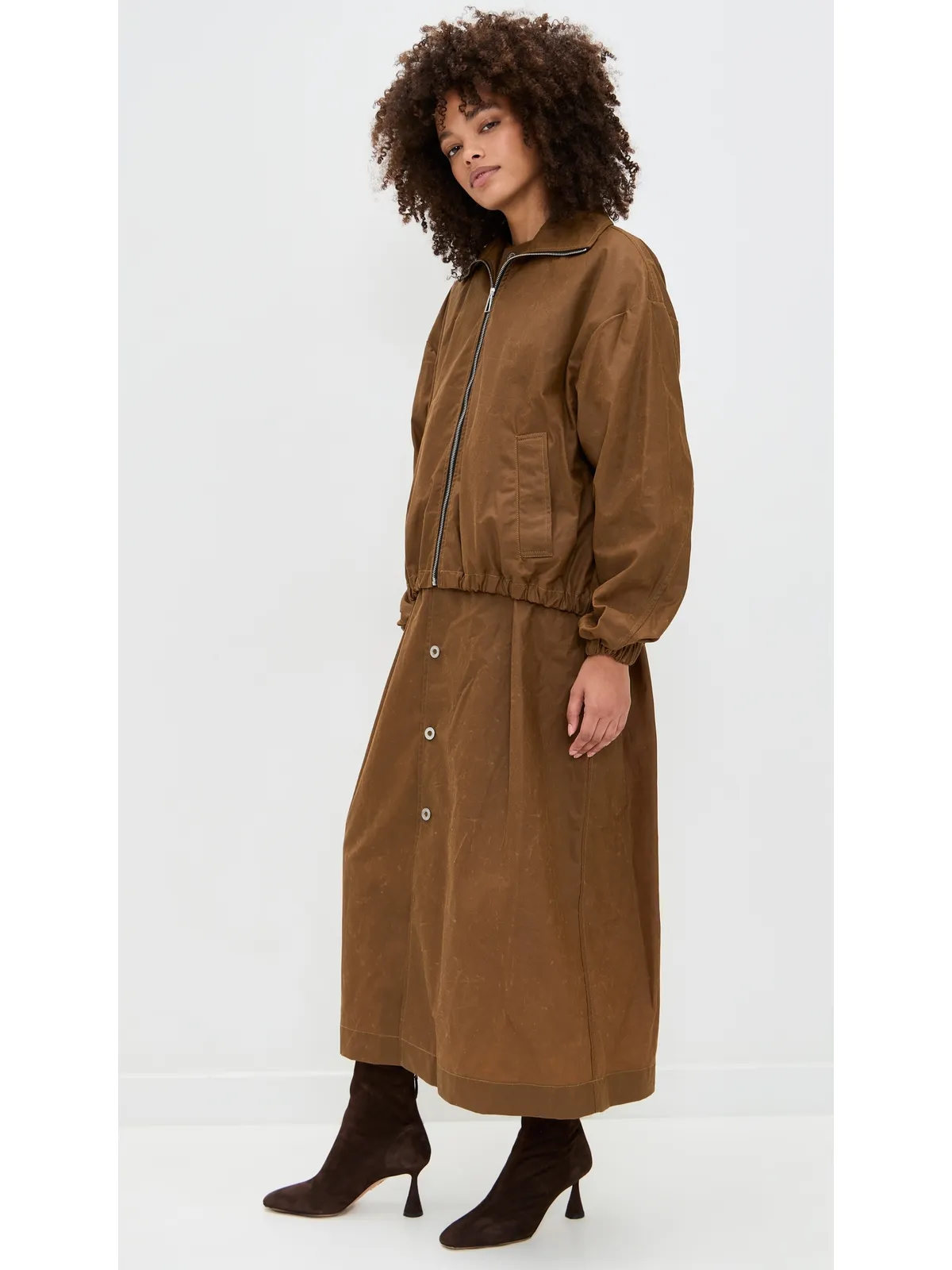 Marbell Iryna Jacket Medal Bronze - 画像4