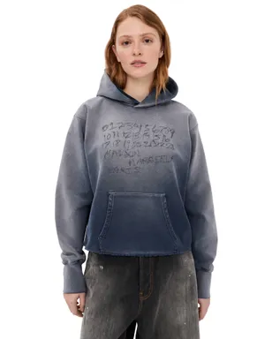 Maison Margiela 刺繍入りスウェットシャツ コバルト - サムネイル1
