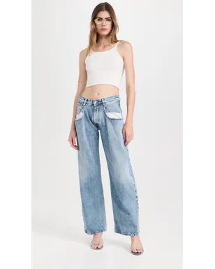 Maison Margiela ストレートジーンズ コントラストポケット付き デニム - サムネイル5