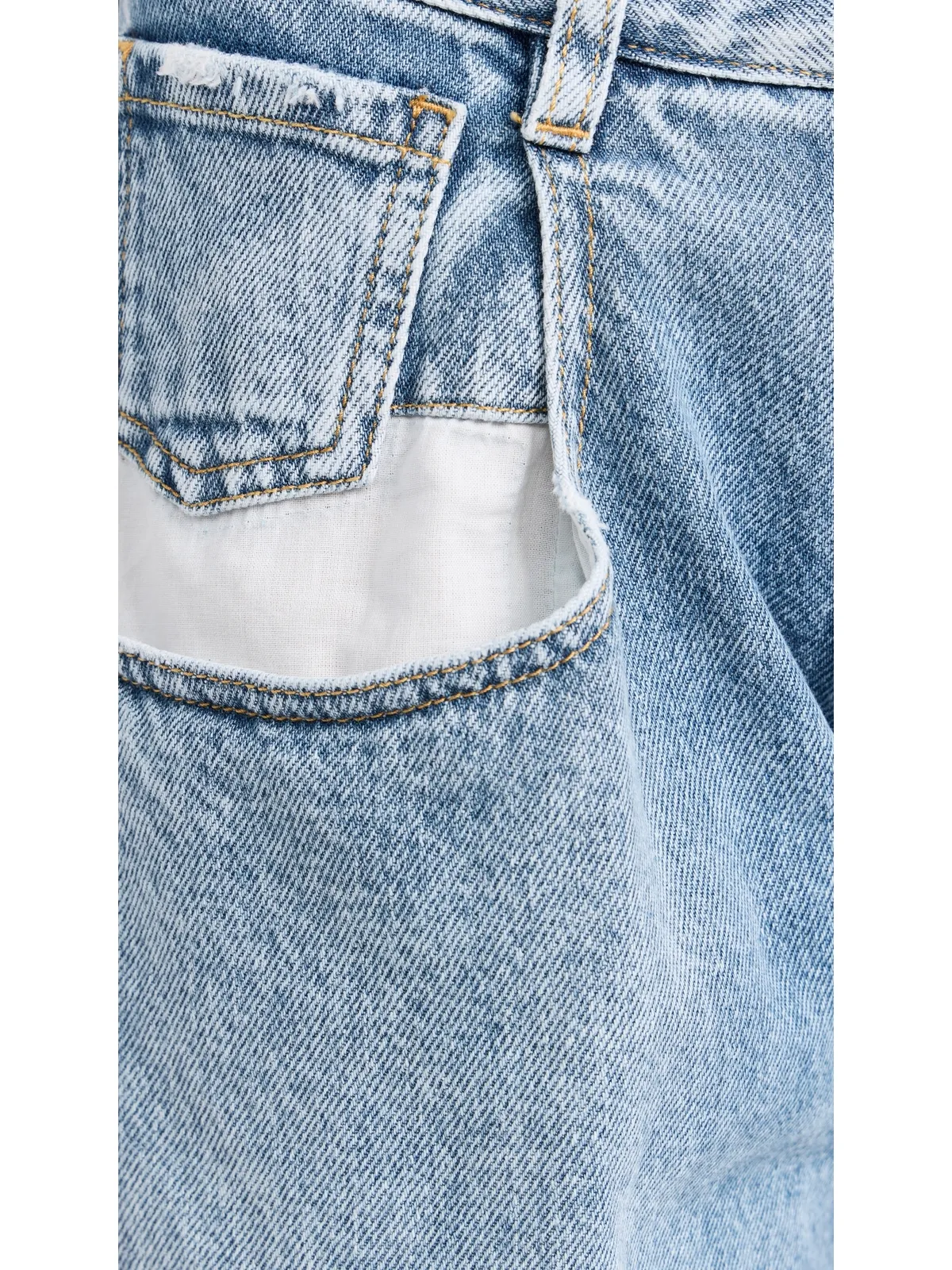 Maison Margiela ストレートジーンズ コントラストポケット付き デニム - 画像6