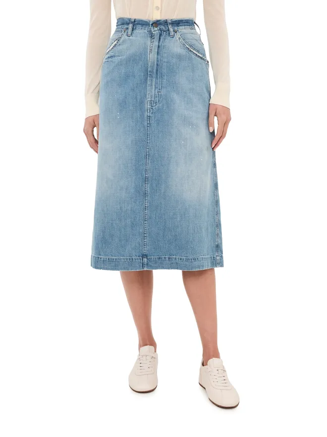 Maison Margiela Maison Margiela デニム ミディスカートの商品画像