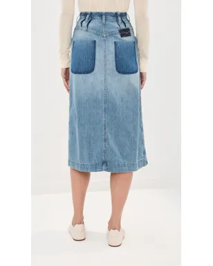 Maison Margiela デニム ミディスカート - サムネイル3