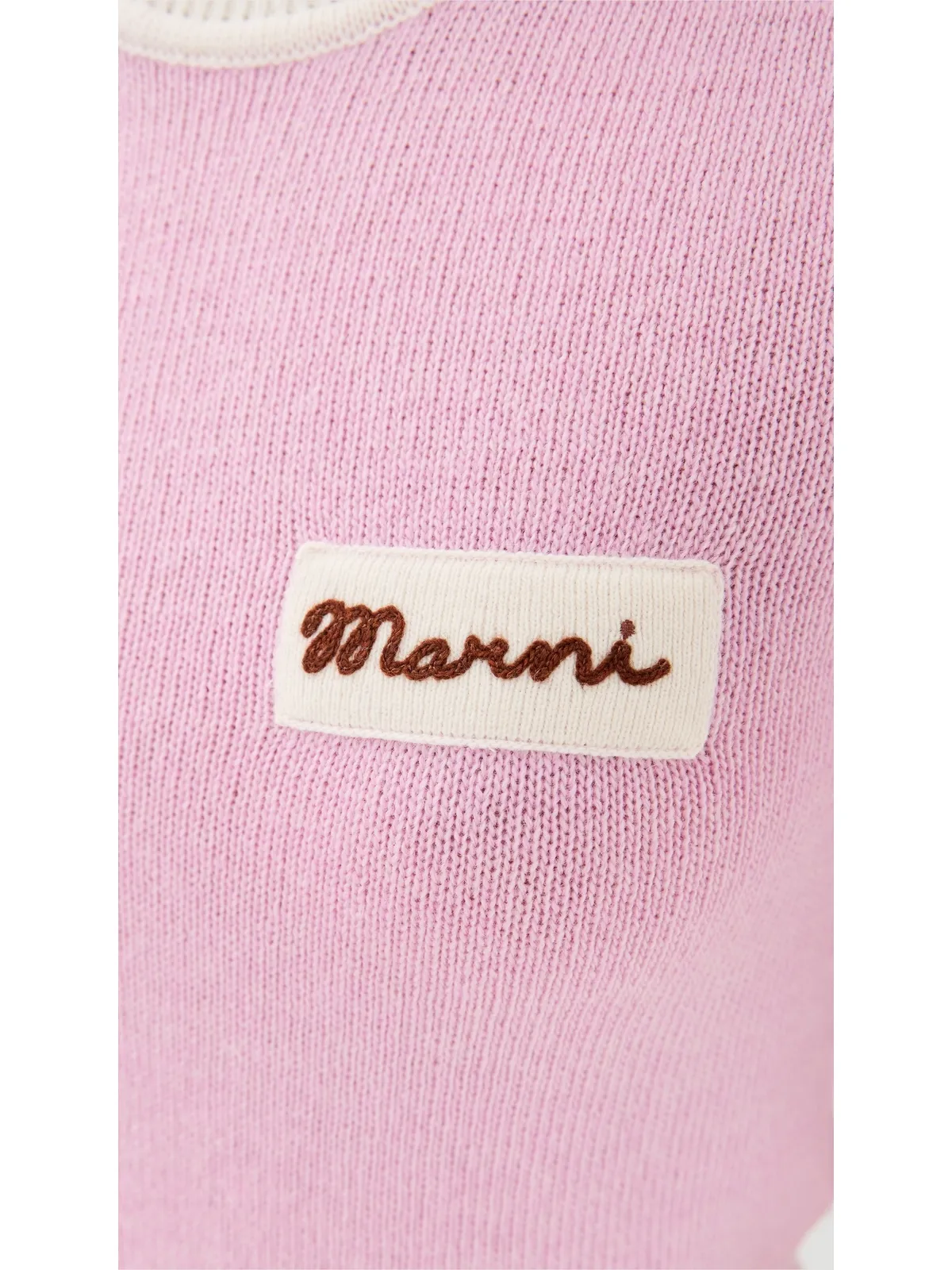 Marni ラウンドネック セーター ピンク グミ - 画像6