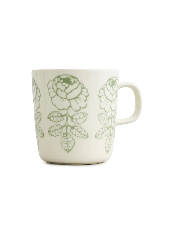 Marimekko Marimekko オイヴァ ヴィヒkiruusu マグカップ White/Sageの商品画像