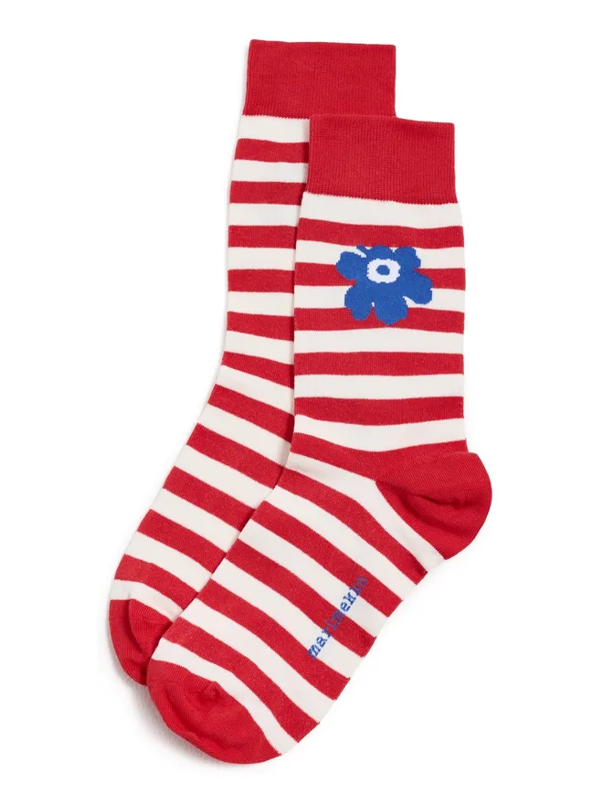 Marimekko Marimekko Kasvaa Tasaraita Unikko ソックスの商品画像