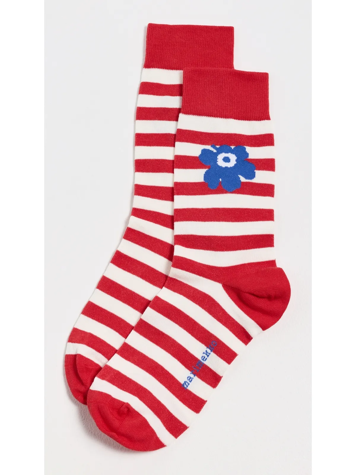 Marimekko Kasvaa Tasaraita Unikko ソックス - 画像2